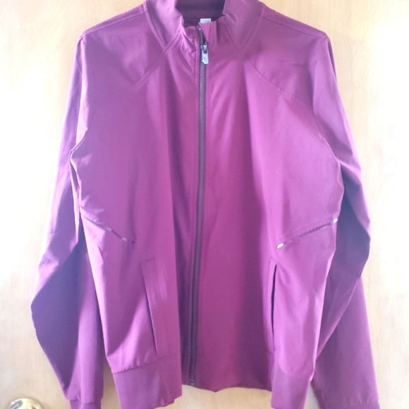 Lolë Track Bomber Jacket - Mulberry - Picture 2 of 5